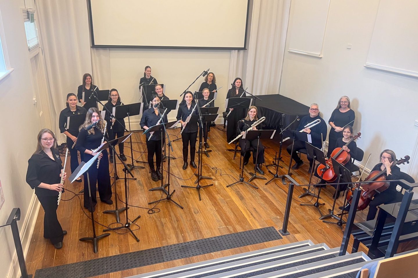 Read more about the article Flautists flock to Robert Knox Hall for live recordings