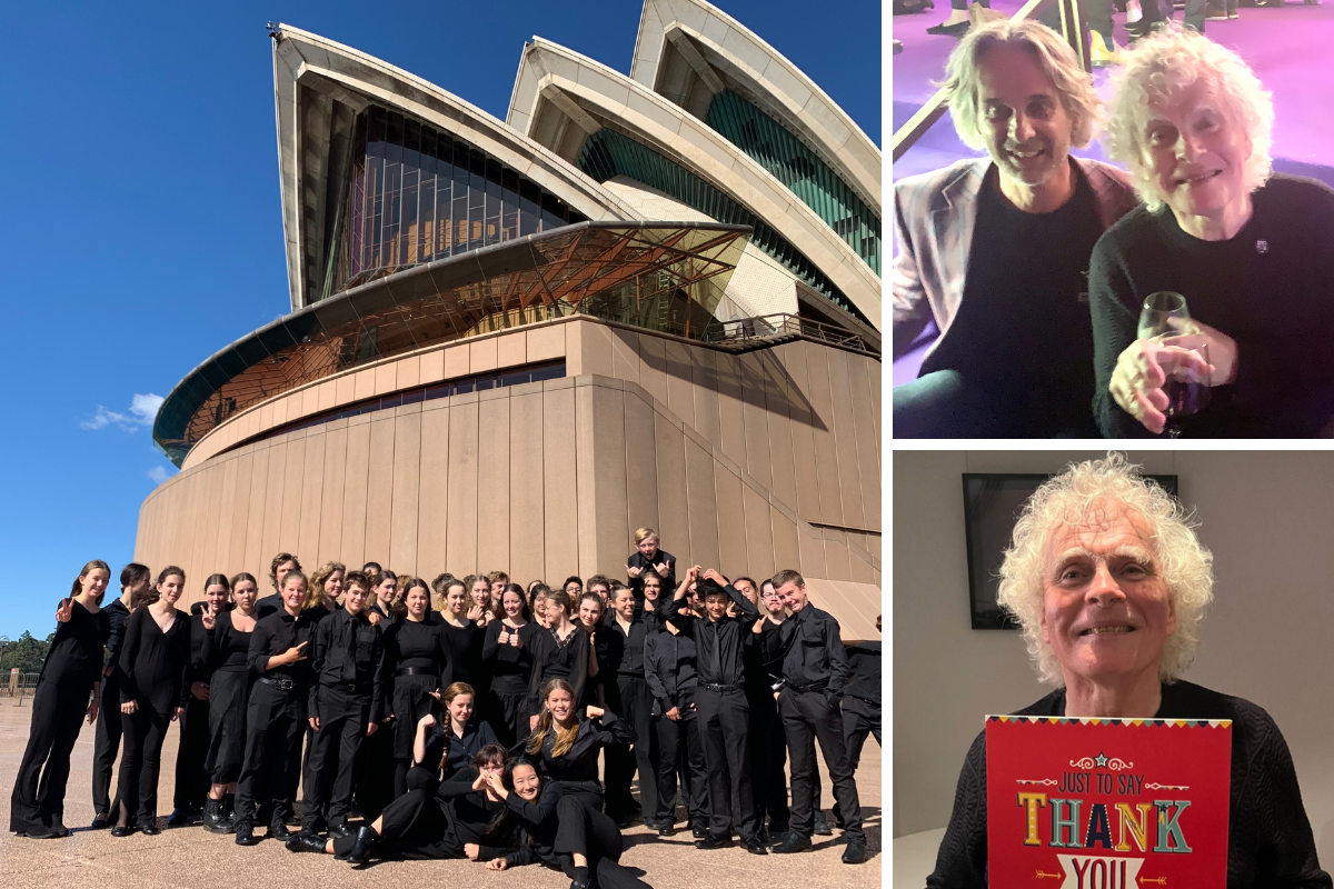 Central Coast Youth Orchestra students share the stage with LSO and Sir Simon Rattle